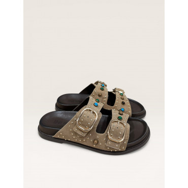 INUOVO MULE D51049  EN CUIR...